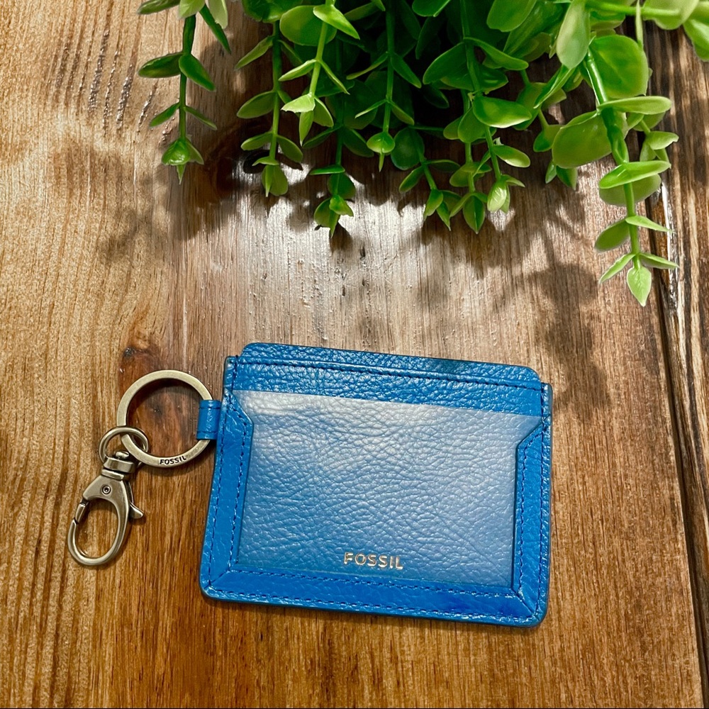 NWOT Fossil Card Holder Keyring